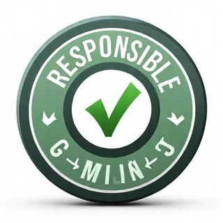 Icono de juego responsable y seguro